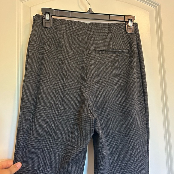 H&m Gray Plaid Leggings/dress pants skinny stretchy high waisted - Picture 5 of 7